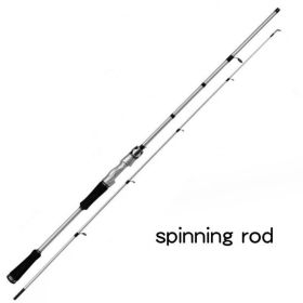 Fishing Rod Carbon Fiber Spinning Casting Rods Carp Poles 2 Sections180cm (Option: 180)